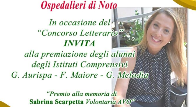 Cos’è la solidarietà e come essere solidali con gli altri – Premio alla memoria di Sabrina Scarpetta Volontaria AVO